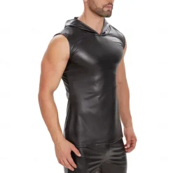 T-shirt Skin Suit Tank Top Carnival Costume Men's Matte Spandex Costume for Performance Club Pole Dance Halloween Carnival Adults'