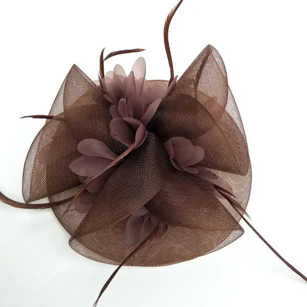 Tulle / Feather / Net Fascinators Kentucky Derby Hat/ Headwear with Floral 1PC Wedding / Special Occasion / Horse Race Headpiece