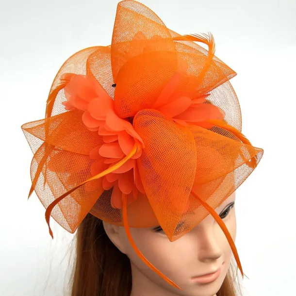 Tulle / Feather / Net Fascinators Kentucky Derby Hat/ Headwear with Floral 1PC Wedding / Special Occasion / Horse Race Headpiece