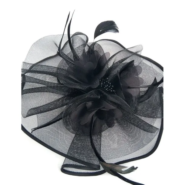 Tulle / Feather / Net Kentucky Derby Hat / Fascinators / Hats with 1 Piece Wedding / Special Occasion / Tea Party Headpiece