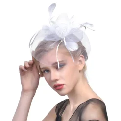 Tulle / Feather Fascinators Kentucky Derby Hat with 1 Piece Wedding / Special Occasion / Horse Race Headpiece
