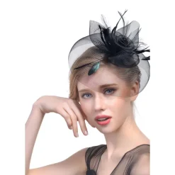 Tulle / Feather Fascinators Kentucky Derby Hat with 1 Piece Wedding / Special Occasion / Horse Race Headpiece