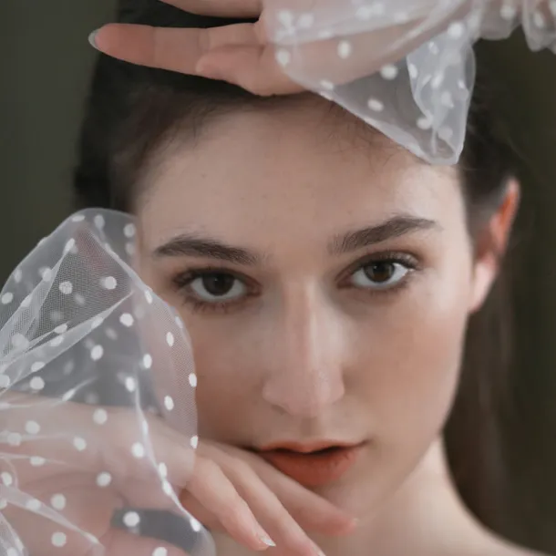 Tulle Elbow Length Glove Cute / Elegant With Wave point Wedding / Party Glove