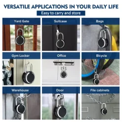 Tuya Smart Fingerprint Padlock Electronic Door Lock Bluetooth Smart Life App Remote Unlock Waterproof Security Protection