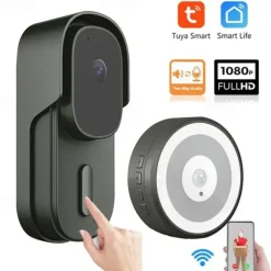 Tuya Smart Home Video Doorbell 1080P Camera Outdoor Wireless WiFi Door Bell Waterproof House Security Protection Smart Lifefor Alexa/Google Home