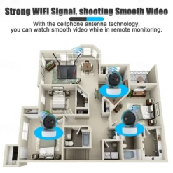 Tuya WIFI PTZ Camera 1080P HD Indoor Baby Monitor Smart Home Wireless Night Vision P2P Security Video Surveillance IP Cameras