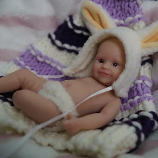 Twin Miniature Lifelike Reborn Baby Dolls Handcrafted Silicone Surprise Accessories Included for Children Ages 3-6 Years - Realistic Newborn Baby Doll Set