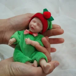 Twin Miniature Lifelike Reborn Baby Dolls Handcrafted Silicone Surprise Accessories Included for Children Ages 3-6 Years - Realistic Newborn Baby Doll Set