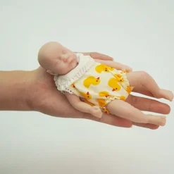 Twin Miniature Lifelike Reborn Baby Dolls Handcrafted Silicone Surprise Accessories Included for Children Ages 3-6 Years - Realistic Newborn Baby Doll Set