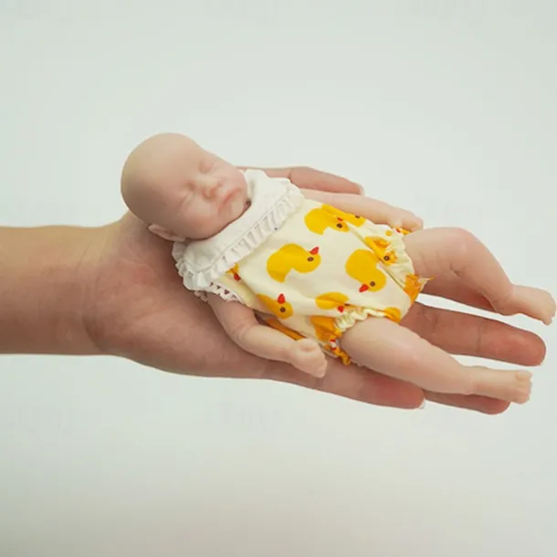 Twin Miniature Lifelike Reborn Baby Dolls Handcrafted Silicone Surprise Accessories Included for Children Ages 3-6 Years - Realistic Newborn Baby Doll Set