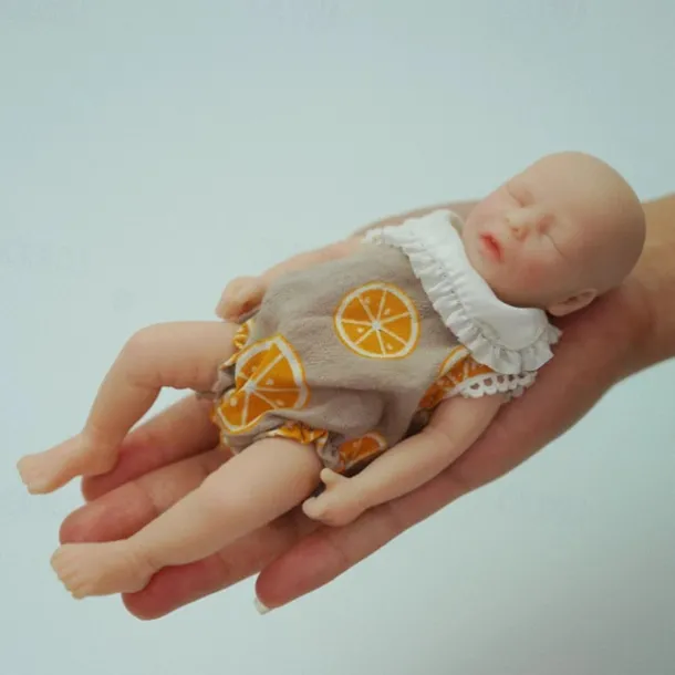 Twin Miniature Lifelike Reborn Baby Dolls Handcrafted Silicone Surprise Accessories Included for Children Ages 3-6 Years - Realistic Newborn Baby Doll Set