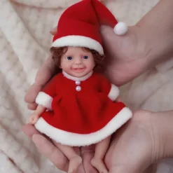 Twin Miniature Lifelike Reborn Baby Dolls Handcrafted Silicone Surprise Accessories Included for Children Ages 3-6 Years - Realistic Newborn Baby Doll Set