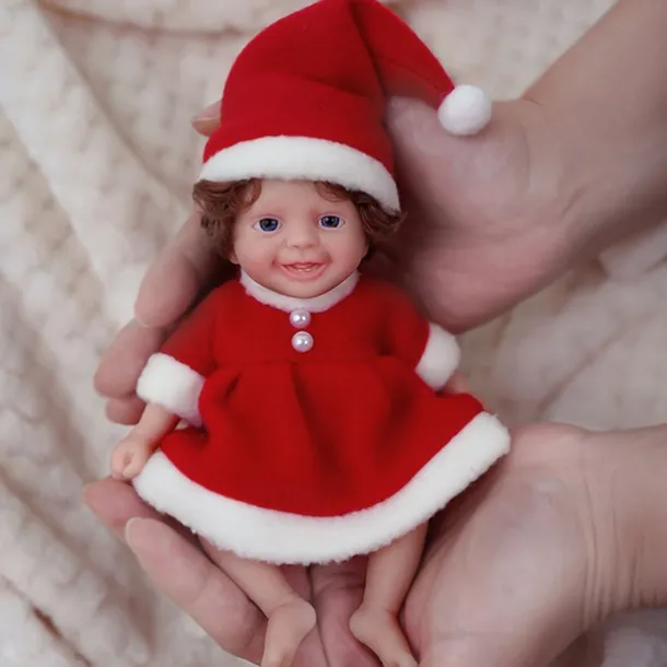 Twin Miniature Lifelike Reborn Baby Dolls Handcrafted Silicone Surprise Accessories Included for Children Ages 3-6 Years - Realistic Newborn Baby Doll Set