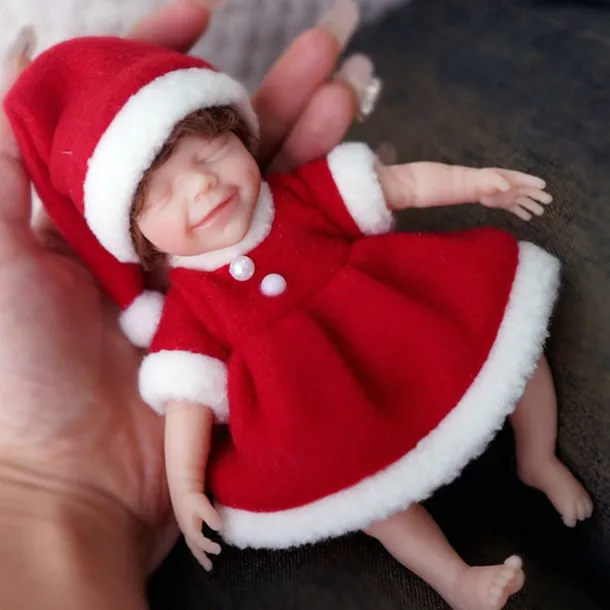 Twin Miniature Lifelike Reborn Baby Dolls Handcrafted Silicone Surprise Accessories Included for Children Ages 3-6 Years - Realistic Newborn Baby Doll Set