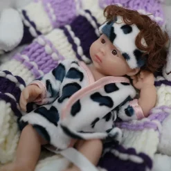 Twin Miniature Lifelike Reborn Baby Dolls Handcrafted Silicone Surprise Accessories Included for Children Ages 3-6 Years - Realistic Newborn Baby Doll Set