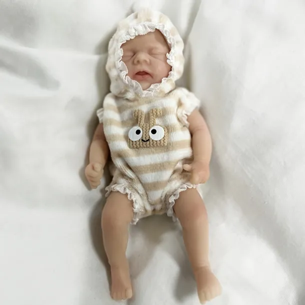 Twin Miniature Lifelike Reborn Baby Dolls Handcrafted Silicone Surprise Accessories Included for Children Ages 3-6 Years - Realistic Newborn Baby Doll Set