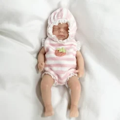 Twin Miniature Lifelike Reborn Baby Dolls Handcrafted Silicone Surprise Accessories Included for Children Ages 3-6 Years - Realistic Newborn Baby Doll Set