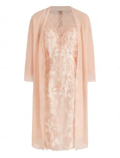 Two Piece Sheath Beach Wedding Mother of the Bride Dress Wedding Guest Elegant Jewel Neck Knee Length Chiffon Lace 3/4 Length Sleeve Wrap Included Jacket Dresses with Beading Appliques