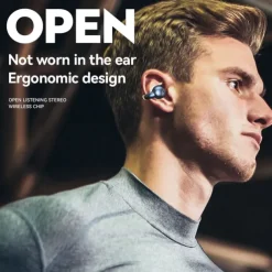 TWS Bluetooth Earphone Clip Ear Type Sports and Leisure Headphones 5.3 Wireless Headset Waterproof Earbuds Stereo Noise Reduction Sport Earphones