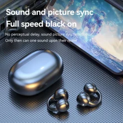 TWS Bluetooth Earphone Clip Ear Type Sports and Leisure Headphones 5.3 Wireless Headset Waterproof Earbuds Stereo Noise Reduction Sport Earphones