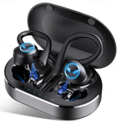 TWS Wireless Earphones Bluetooth-compatible 5.1 Headphones IPX7 Waterproof Earbuds LED Display HD Stereo Mic for Xiaomi iPhone