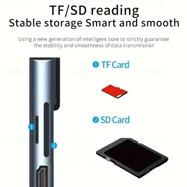 Type-c8 All-in-one Dock With Network Card Usb3.0 HUB Laptop Dock Hub