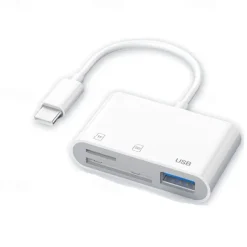 Type-c Mobile Phone Connects To SD Tf Card Adapter To Read U Disk Adapter