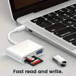 Type-c Mobile Phone Connects To SD Tf Card Adapter To Read U Disk Adapter