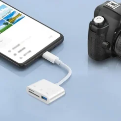 Type-c Mobile Phone Connects To SD Tf Card Adapter To Read U Disk Adapter