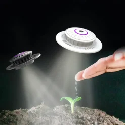 UFO Micro Landscape Fill Light LED Plant Light Moss Ecological Bottle Light LED Plant Growth Light Creative Tree of Life Light USB Power Supply 1PC