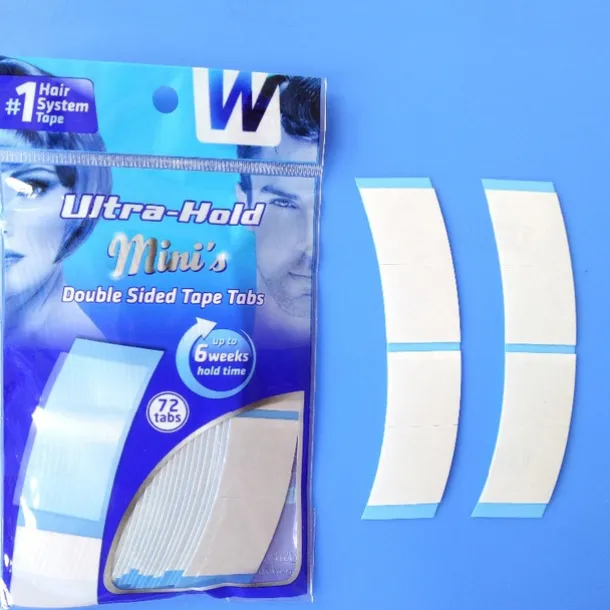 Ultra Hold Tape Walker Tape 72 Tabs Waterproof Double-Sided Tape Strips Strong Hold Hair System Tape for Lace Wigs & Toupees