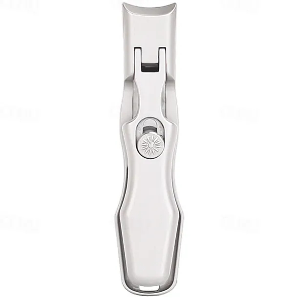 Ultra Sharp Stainless Steel Nail Clippers, Fingernail & Toenail Clippers Splash Proof Nail Clippers Luxury Nail Cutter for Thick Nails