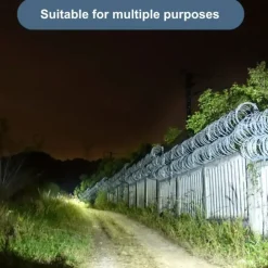 Ultra-Light USB Rechargeable HeadLamp with Magnet & Power Display - 3 Modes Portable & Bright for Night Work Hiking Camping Travel & Dog Walks (Batteries Included)