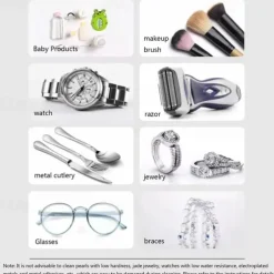 Ultrasonic Cleaning Machine Multi-functional Vibration Cleaning Machine Jewelry Glasses Watch Denture Cleaning Machine