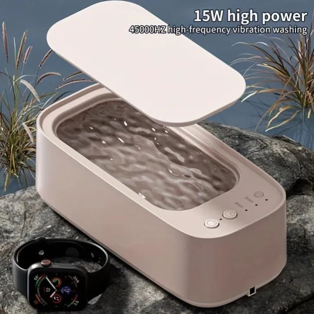 Ultrasonic Jewelry Cleaner Jewelry Cleaner With Steel Tank For Glasses Watches Earrings Rings Necklaces Coins