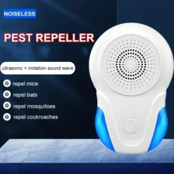Ultrasonic Pest Repeller – Indoor Plug-In Device for Roaches, Mice, Spiders, Bugs and Insects, Suitable for Kitchen and Office