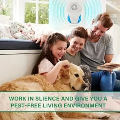 Ultrasonic Pest Repeller – Indoor Plug-In Device for Roaches, Mice, Spiders, Bugs and Insects, Suitable for Kitchen and Office