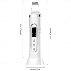 Ultrasonic Skin Scrubber Electric Facial Cleansing Pore Deep Cleaner Acne Blackhead Remover Peeling Shovel Device Beauty Machine