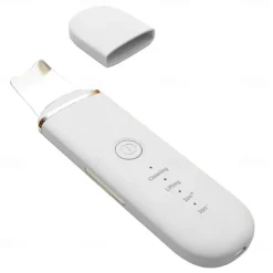 Ultrasonic Skin Scrubber Deep Face Cleaning Machine Peeling Shovel Facial Pore Cleaner Face Skin Scrubber Lift Machine