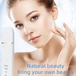 Ultrasonic Skin Scrubber Deep Face Cleaning Machine Peeling Shovel Facial Pore Cleaner Face Skin Scrubber Lift Machine