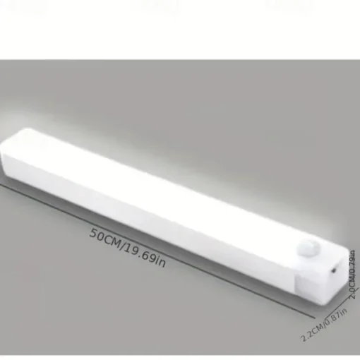 Under Cabinet Light Wireless Motion Sensor LED Light Bar LED Long Sense Light Rechargeable Magnetic Night Light For Corridor Kitchen Cabinet Stairs Hallway Wardrobe Home Room Decoration 1pc