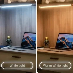 Under Cabinet Light Wireless Motion Sensor LED Light Bar LED Long Sense Light Rechargeable Magnetic Night Light For Corridor Kitchen Cabinet Stairs Hallway Wardrobe Home Room Decoration 1pc