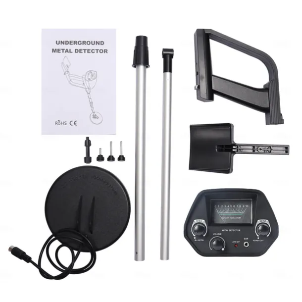 Underground Metal Detector, GTX4030 Underground Metal Detector Handheld Metal Detector Portable Detachable Easy Install Metal Detector High Sensitivity Underground Metal Detector