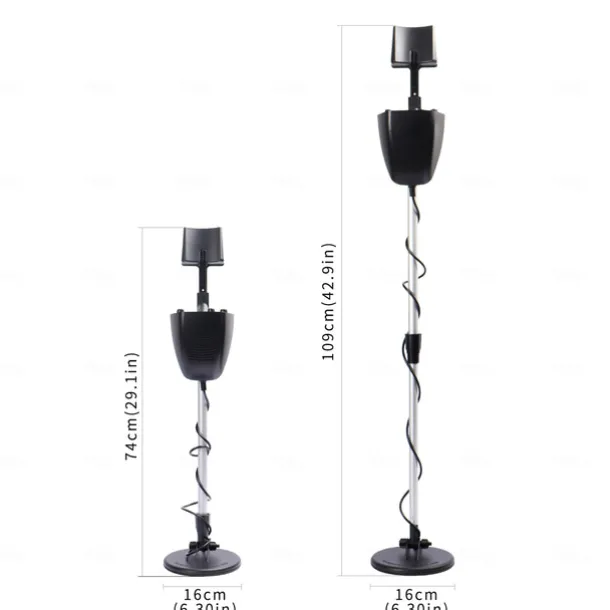 Underground Metal Detector, GTX4030 Underground Metal Detector Handheld Metal Detector Portable Detachable Easy Install Metal Detector High Sensitivity Underground Metal Detector