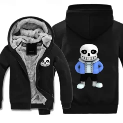 Undertale Sans Hoodie Anime Outerwear Anime Graphic For Couple's Men's Women's Adults' Hot Stamping Casual Daily