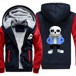 Undertale Sans Hoodie Anime Outerwear Anime Graphic For Couple's Men's Women's Adults' Hot Stamping Casual Daily