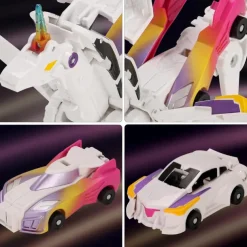 Unicorn Transforming Car Toy, Magnetic Cars Transform into Unicorn, Fun Collision Transformation Car Toys for Boys Girls, Party Favors Gift for Birthday Christmas