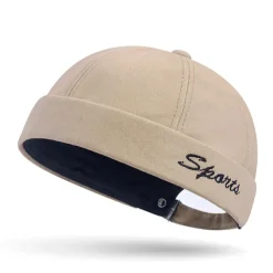 Unisex Beanie Hat Docker Cap Brimless Hats Black Red Polyester Fashion Casual Minimalism Outdoor Vacation Plain Adjustable Fashion