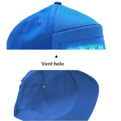 Unisex Bluetooth LED Mobile Phone APP Controlled Baseball Hat Scroll Message Display Board Hip Hop Street Snapback Cap