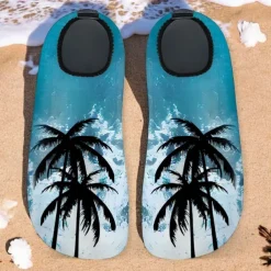 Unisex 3D Alligator Print Water Shoes – Quick-Dry Barefoot Aqua Socks for Beach, Swimming, Surfing & Outdoor Activities